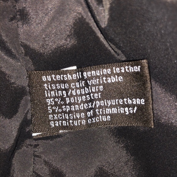 Damier Leather Brown cropped fitted jacket - Picture 3 of 6